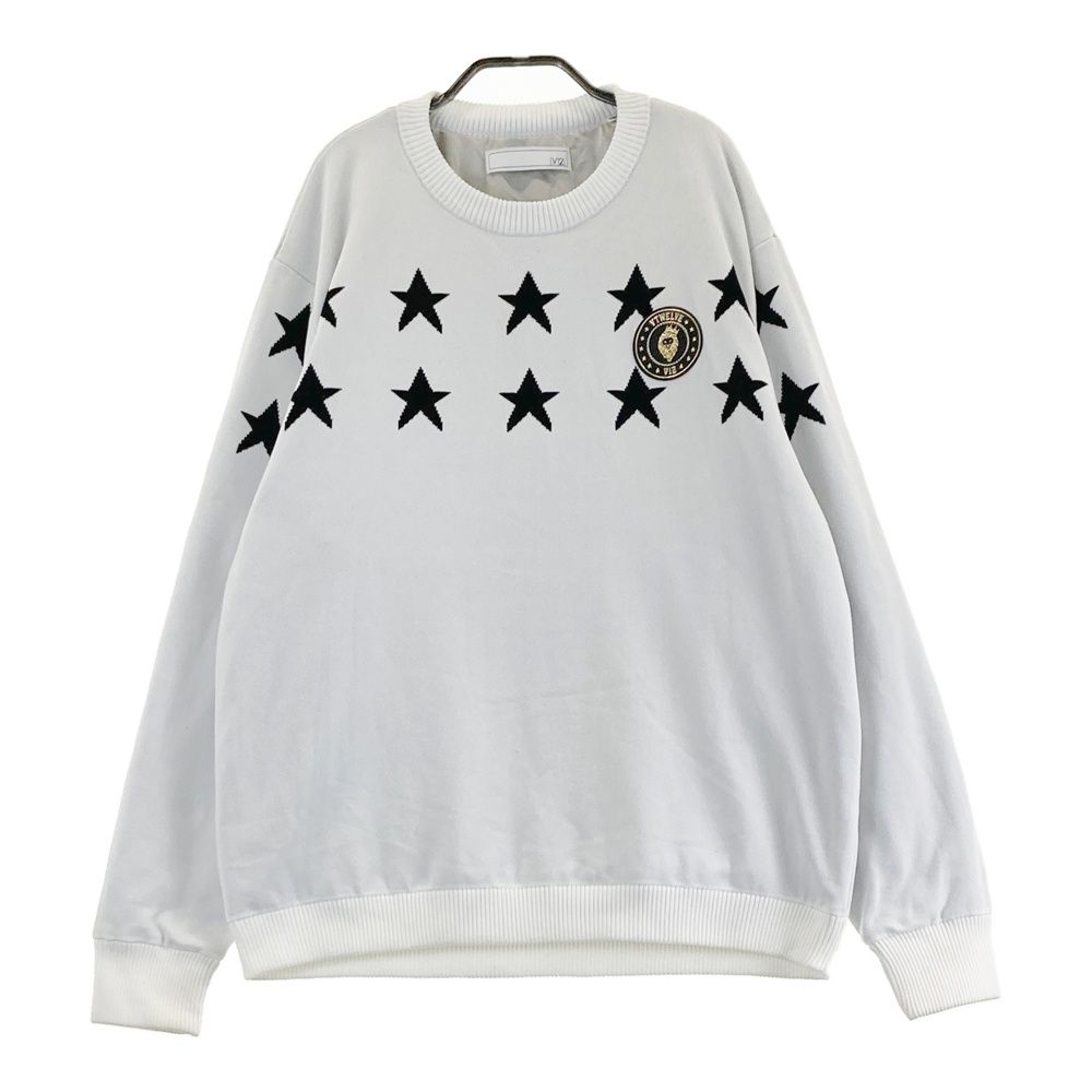 サイズ XXL V12 ヴィトゥエルヴ 裏地付きニットセーター ホワイト系 240101466866 ゴルフウェア メンズ ストスト