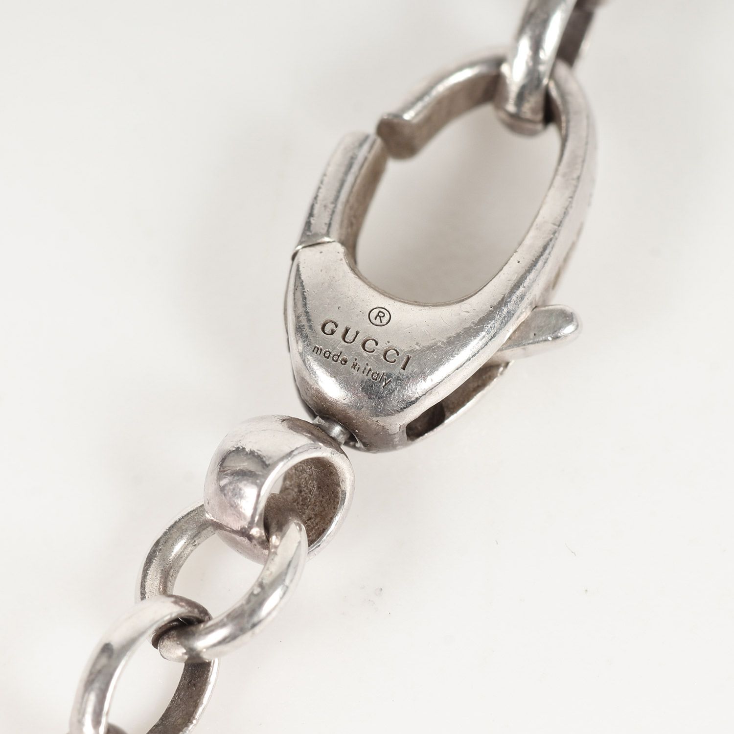 アクセサリーネックレス Ag925 gucci インターロッキング ネックレス