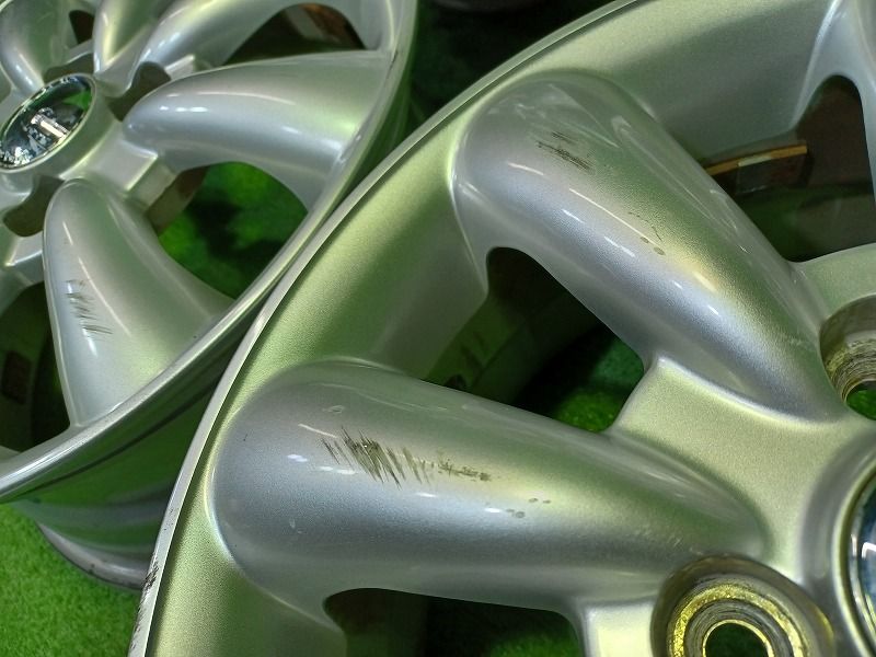 ララパーム ホットスタッフ ﾉｰﾄ ﾌｨｯﾄ ホイール アルミ シルバー 14インチ 5 J 4穴 4本 100 43