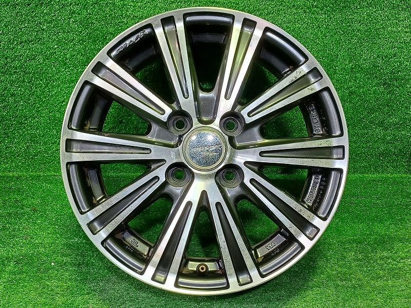  スマック 共豊コーポレーション ﾌｨｯﾄ ﾌﾘｰﾄﾞ ホイール アルミ ブラックポリッシュ 14インチ 5 J 4穴 4本 100 50 14インチ ホイール