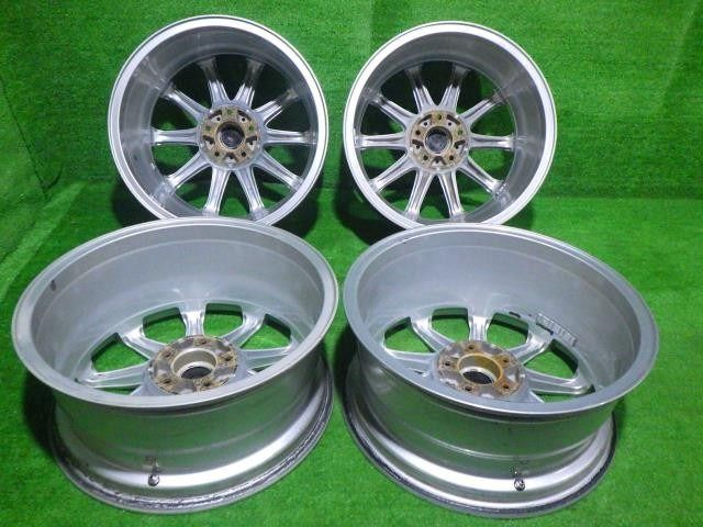 ヴェネルディ バイザッハ ｴｽﾃｨﾏ ホイール アルミ シルバーポリッシュ 18インチ 8 J 5穴 4本 114 3 45