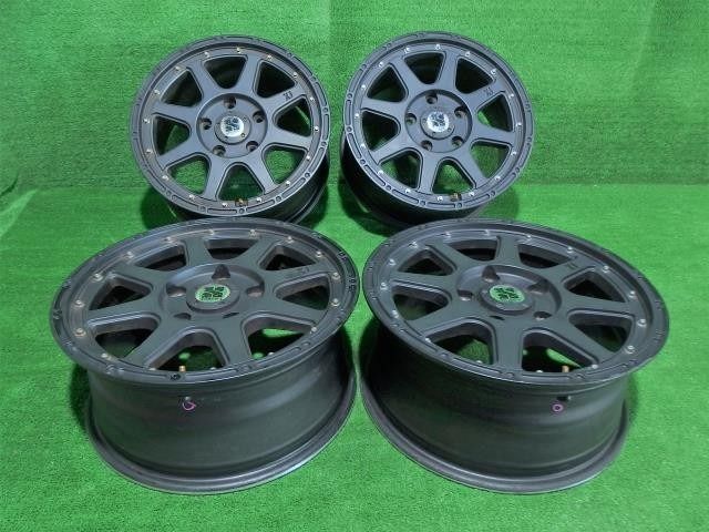 XTREME J ｸﾞﾗﾝﾄﾞﾁｪﾛｷｰ用 ホイール アルミ マットブラック 16インチ 7 5穴 4本 127 38