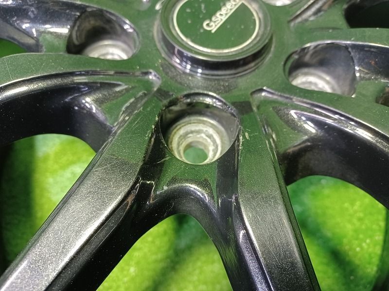 Gスピード ホットスタッフ ﾉｱ ｳﾞｫｸｼｰ ｴｽｸｧｲｱ ホイール アルミ クロ 15インチ 6 J 5穴 4本 114 3 53