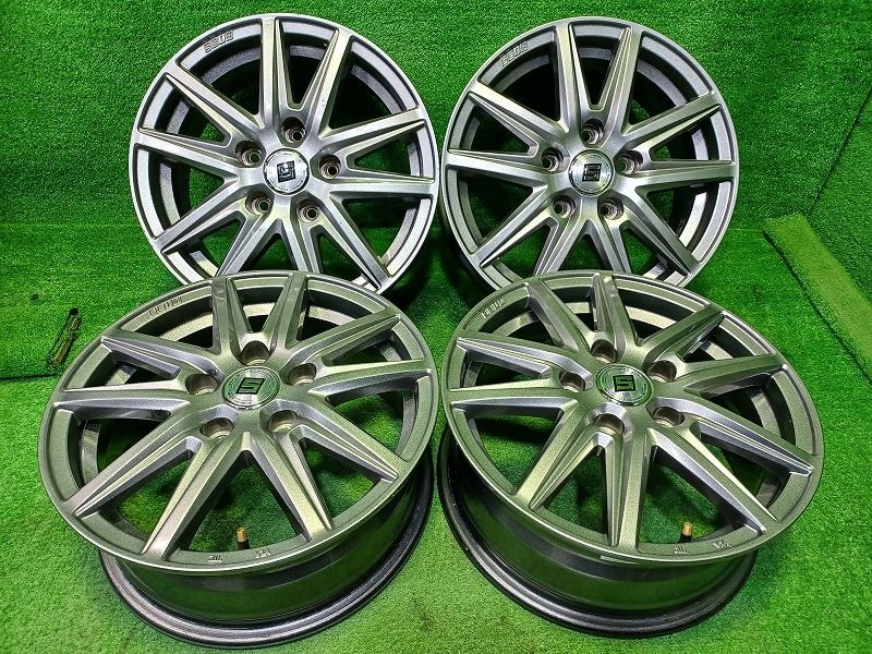 ザイン 共豊コーポレーション ｾﾚﾅ ホイール アルミ ガンメタ 15インチ 6 J 5穴 4本 114 3 45