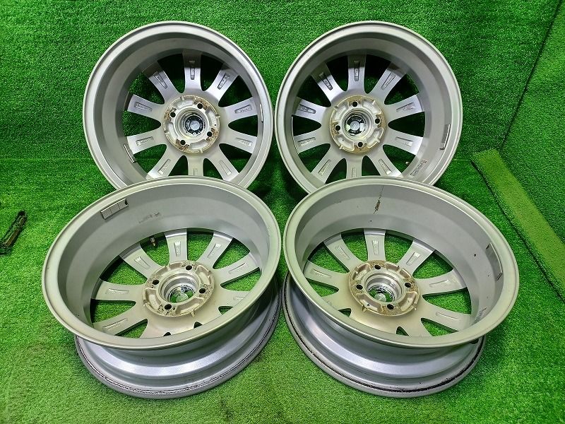  ラブリオン ウェッズ ｱｸｱ ﾉｰﾄ ﾌｨｯﾄ ホイール アルミ シルバー 15インチ 5 J 4穴 4本 100 42 15インチ ホイール