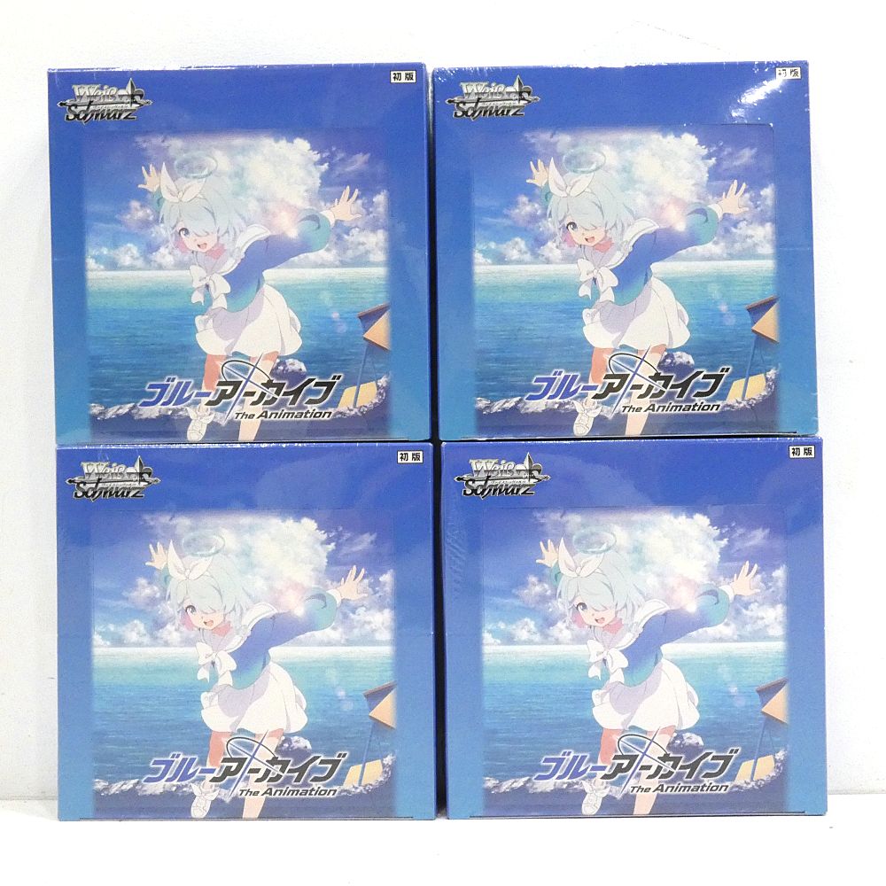 小牧店 シュリンク付き ヴァイスシュヴァルツ ブースターパック ブルーアーカイブ The Animation 4BOXセット I356-3663