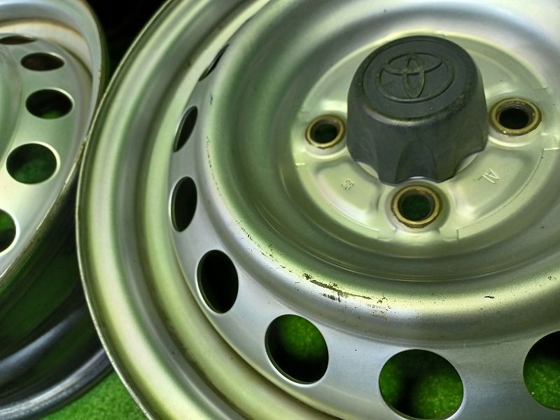 トヨタ TOYOTA プロボックス NCP 165 V ホイール スチール シルバー 14インチ 5 J 4穴 4本 100