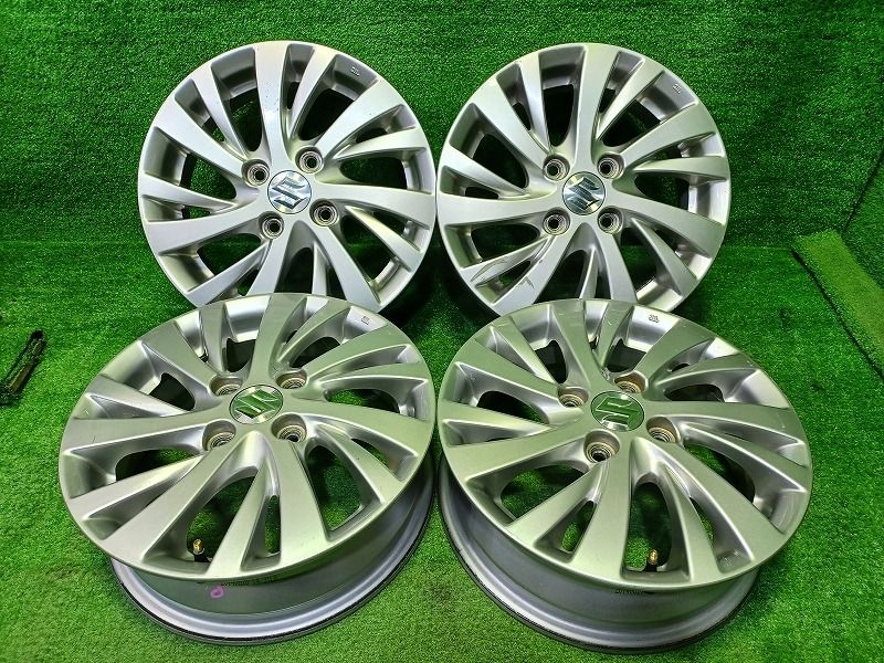 スズキ SUZUKI ワゴンR MH 44 S ホイール アルミ シルバー 14インチ 4 5 J 4穴 4本 100 45