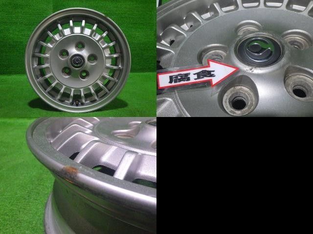  マツダ MAZDA カペラ CG 2 PP ホイール アルミ シルバー 14インチ 5 J 5穴 4本 114 3 42 ホイール タイヤ ホイール