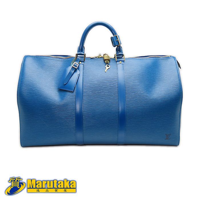 ルイヴィトン キーポル50 エピ トレドブルー M42965 VI0925 ボストンバッグ 旅行かばん バッグ メンズ レディース LOUIS VUITON 質屋 丸高 甲子園店 人気 ブランド LV 25k260