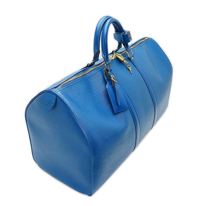 ルイヴィトン キーポル50 エピ トレドブルー M42965 VI0925 ボストンバッグ 旅行かばん バッグ メンズ レディース LOUIS VUITON 質屋 丸高 甲子園店 人気 ブランド LV 25k260