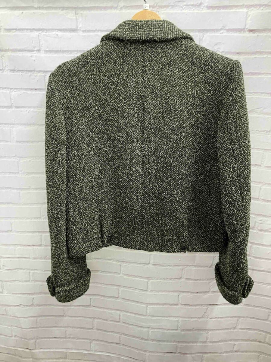 CHANEL シャネル ショート丈ウールジャケット アンゴラ モヘア混 衣料