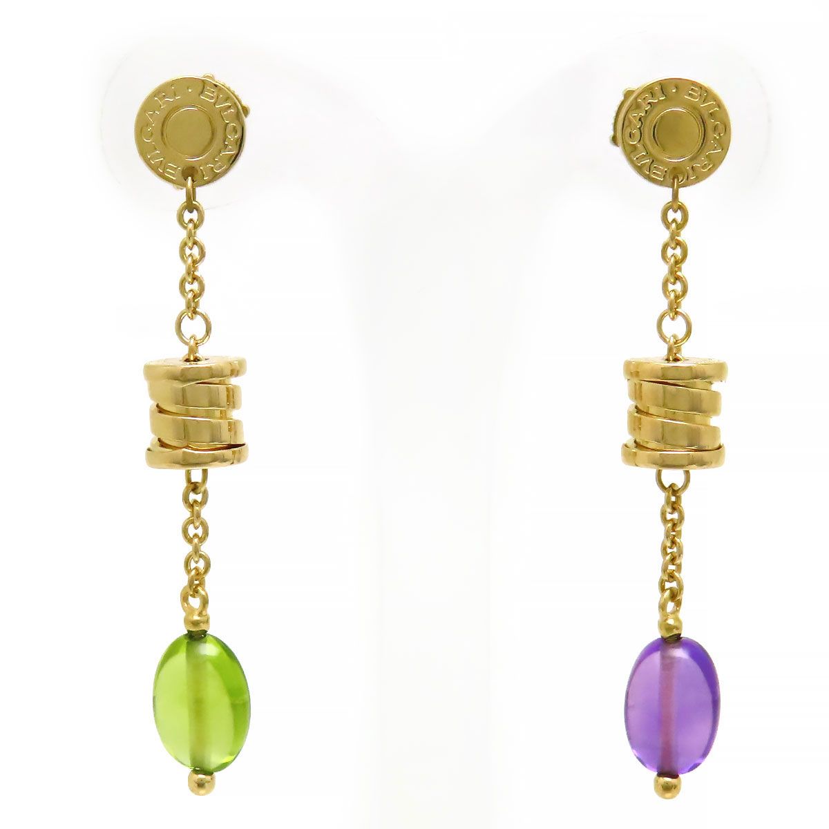 ブルガリ ビーゼロワン エレメント ピアス Au750 K18YG レディース BVLGARI ジュエリー