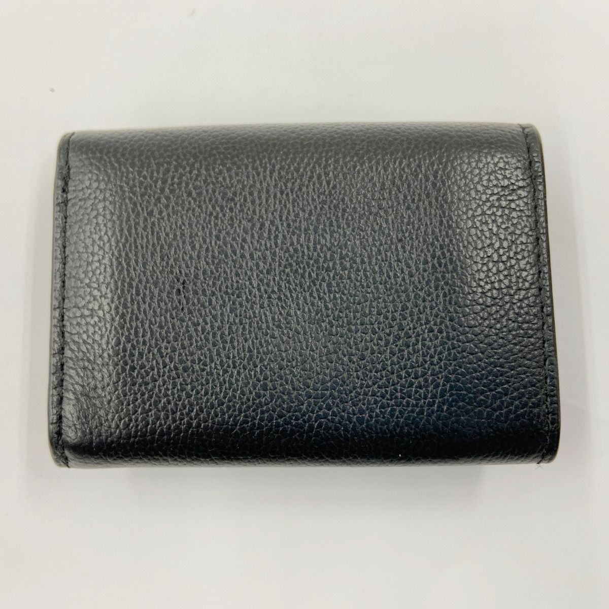 〇〇COACH コーチ トライフォールド オリガミ コイン ウォレット 三つ折り財布 C 4439 ブラック