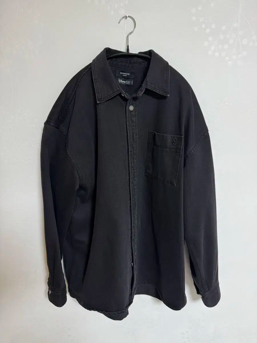 SONGZIO HOMME ソンジオ オム ディズニー ダンボ プリンティング ブラック デニム シャツ