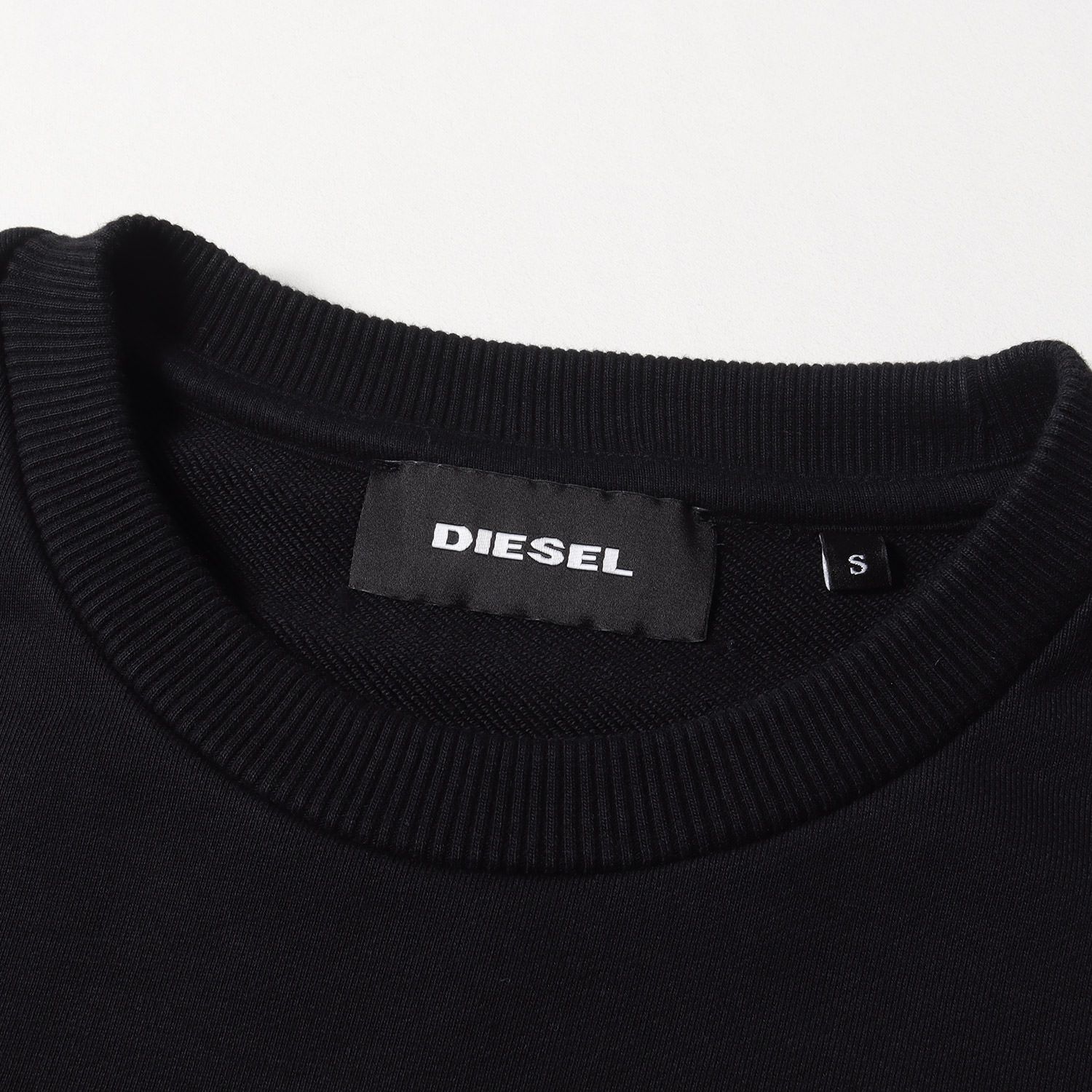 DIESEL ディーゼル スウェット サイズ:S デニムパッチ クルーネック