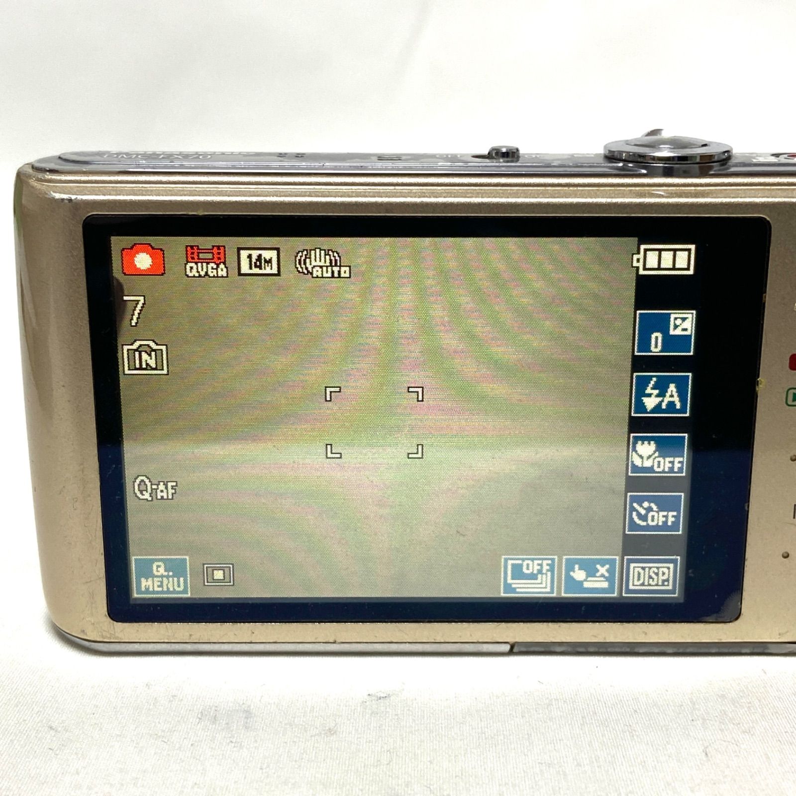 Panasonic LUMIX DMC-FX70 パナソニック ルミックス ゴールド コンパクトデジタルカメラ HD AVCHD Lite 24mm WIDE