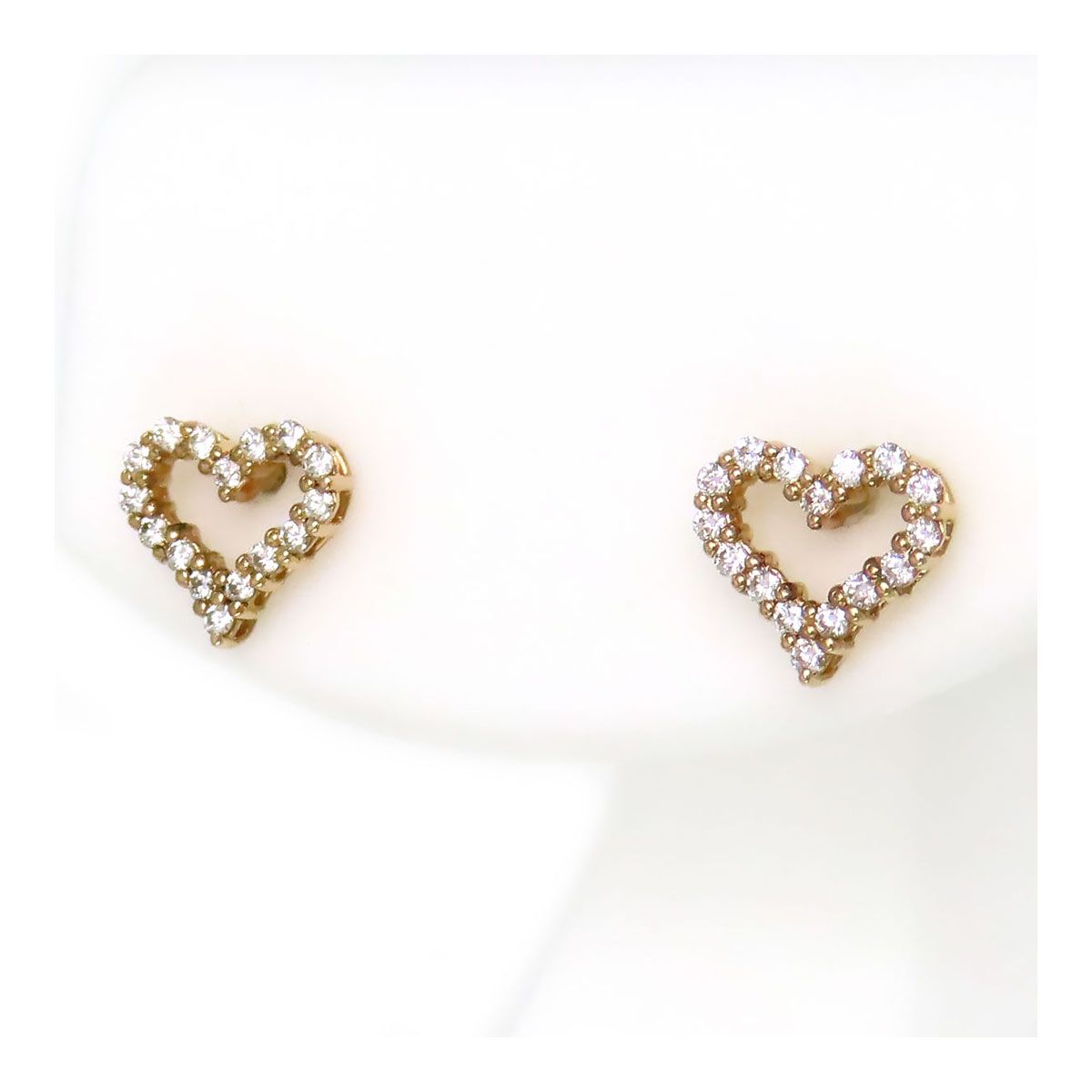 ティファニー センチメンタルハート ピアス エクストラミニ Au750 K18PG レディース TIFFANY-Co. ジュエリー