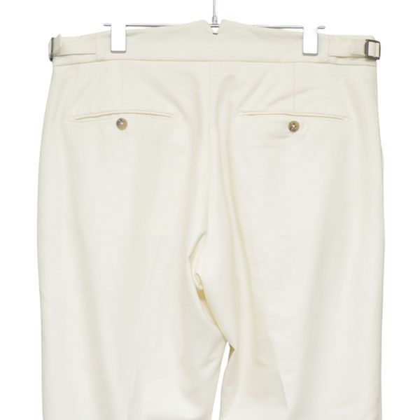 SCOTCHウールフランネル2インプリーツクロップドパンツ Vb