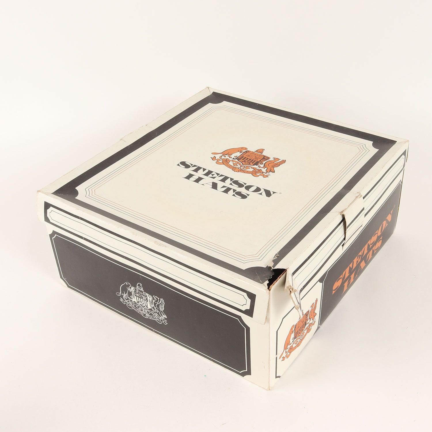 STETSON ステットソン ハット サイズ:6 7/8(55cm) 70s 羽付き ウール