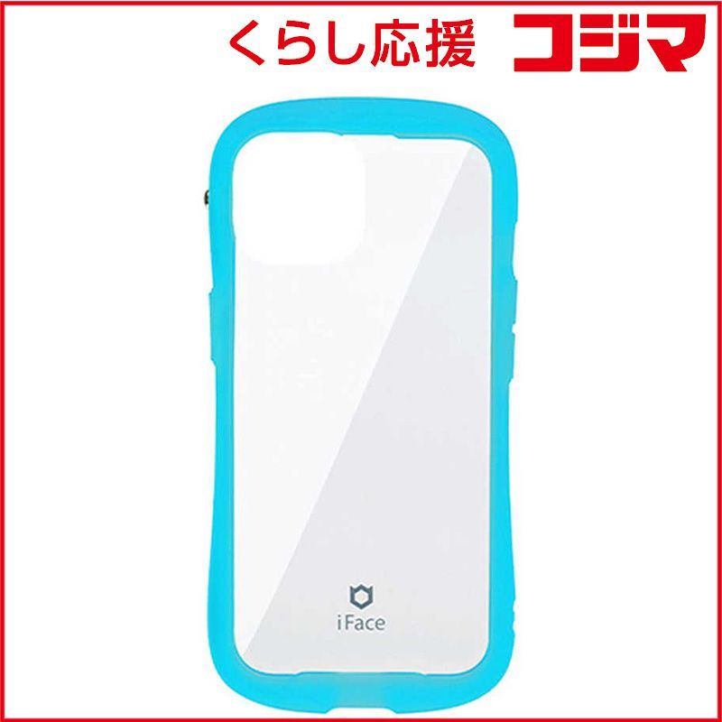 【 新品 未開封 】 HAMEE ［iPhone 15/14/13専用］iFace Reflection Neo 強化ガラスクリアケース iFace クリアブルー 41-983355 未使用 送料無料