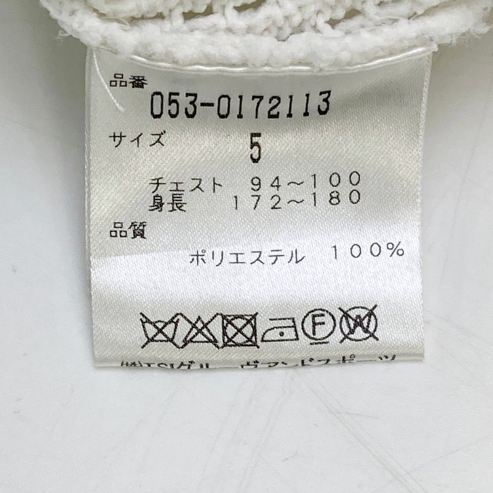 サイズ 5 PEARLY GATES パーリーゲイツ ニットジャケット ホワイト系 240101544854 ゴルフウェア メンズ ストスト LLC-HASEGAWATOSO_COM