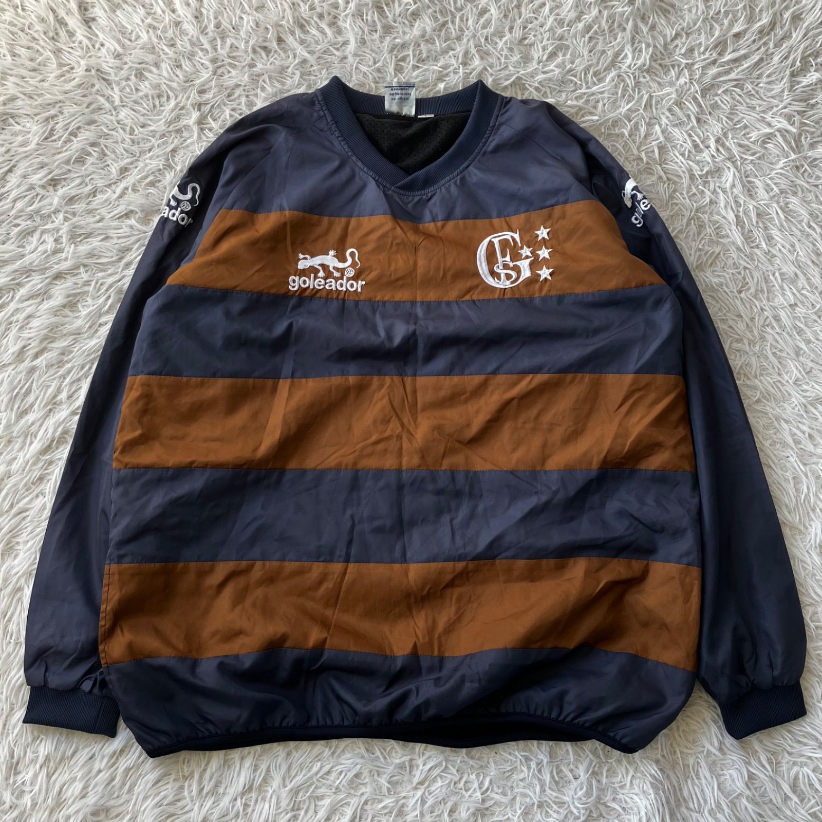 状態良 goleador 上下セット ウィンドブレーカー スポーツウェア Lサイズ 古着 3954