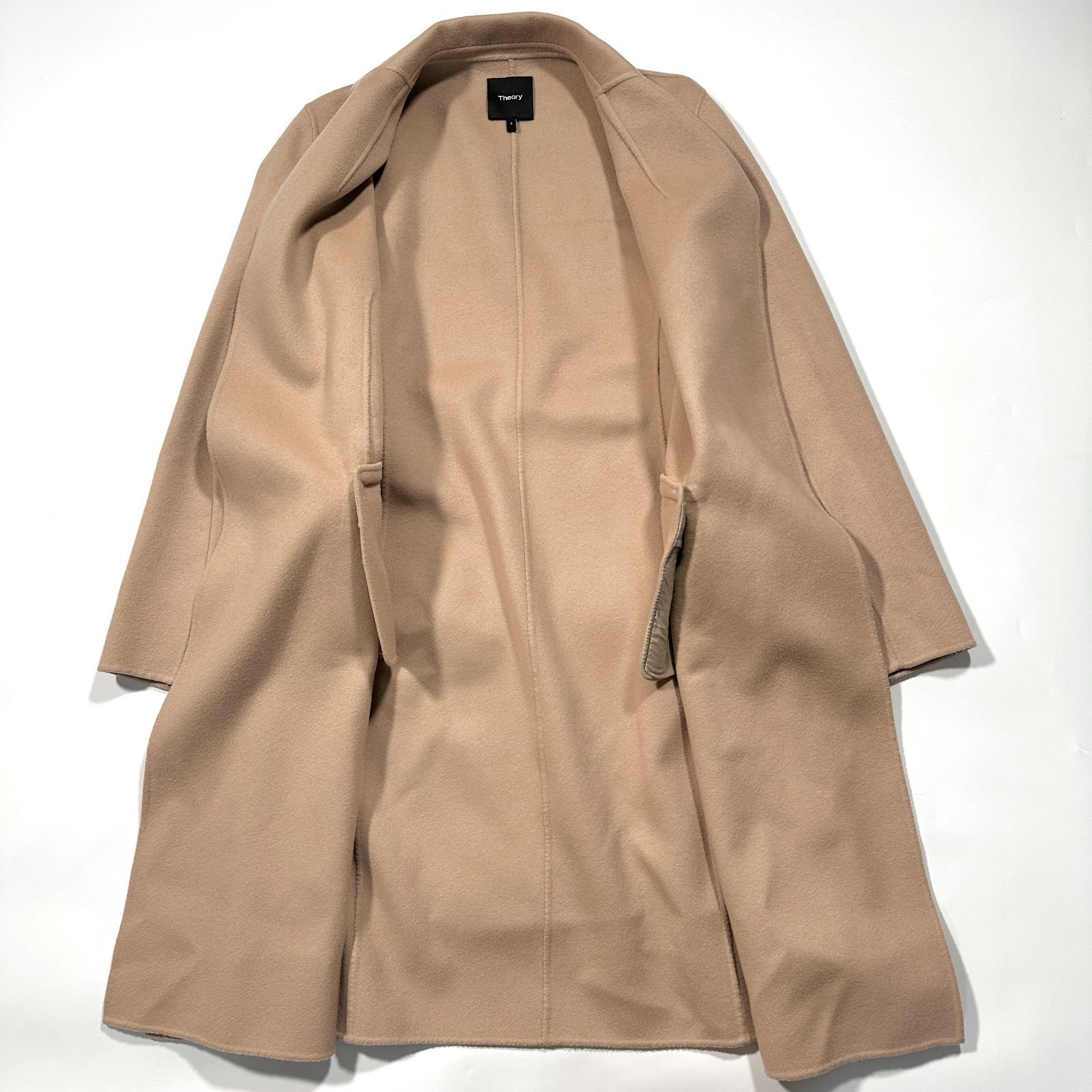Theory セオリー NEW DIVIDE LUXE カシミヤ ダブルフェイス ロング コート Sサイズ ウール