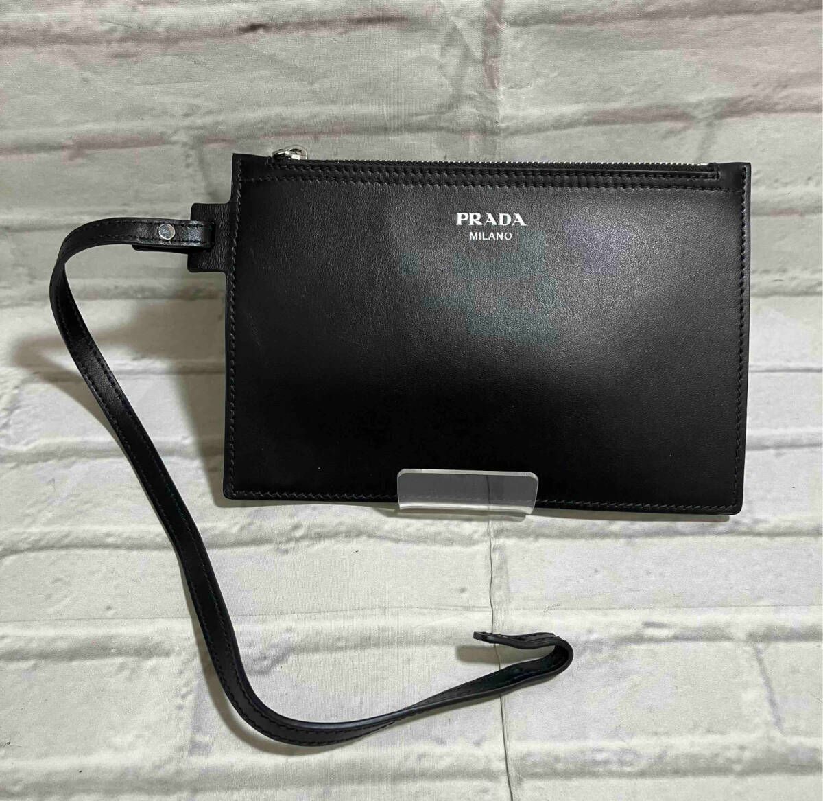 PRADA プラダ レザーポーチ インナーポーチ ブラック