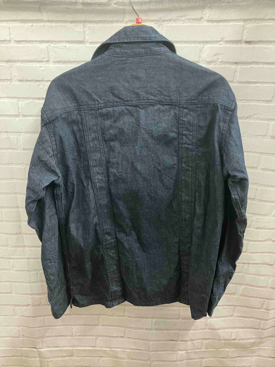 POST OVERALLS ポストオーバーオールズ 長袖シャツ 90s 00s デニムワークシャツ 表記サイズM ネイビー