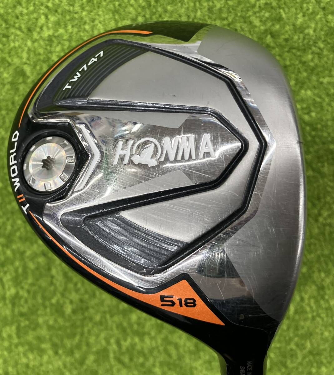 HONMA ホンマ GOLF TOUR WORLD TW747 FW フェアウェイ シャフトTour AD MT-5s フレックスS ロフト角18° 約42.25インチ