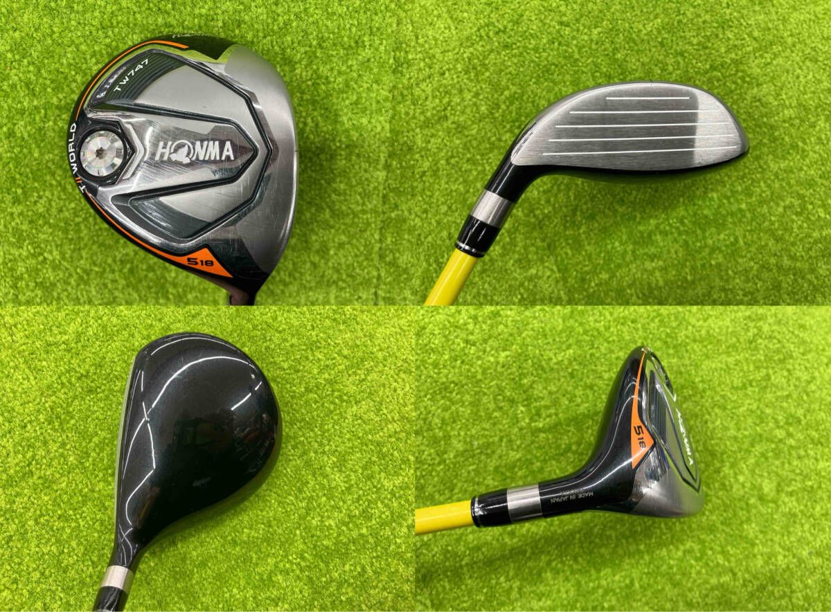 HONMA ホンマ GOLF TOUR WORLD TW 747 FW フェアウェイ シャフトTour AD MT-5 s フレックスS ロフト角18° 約42.25インチ