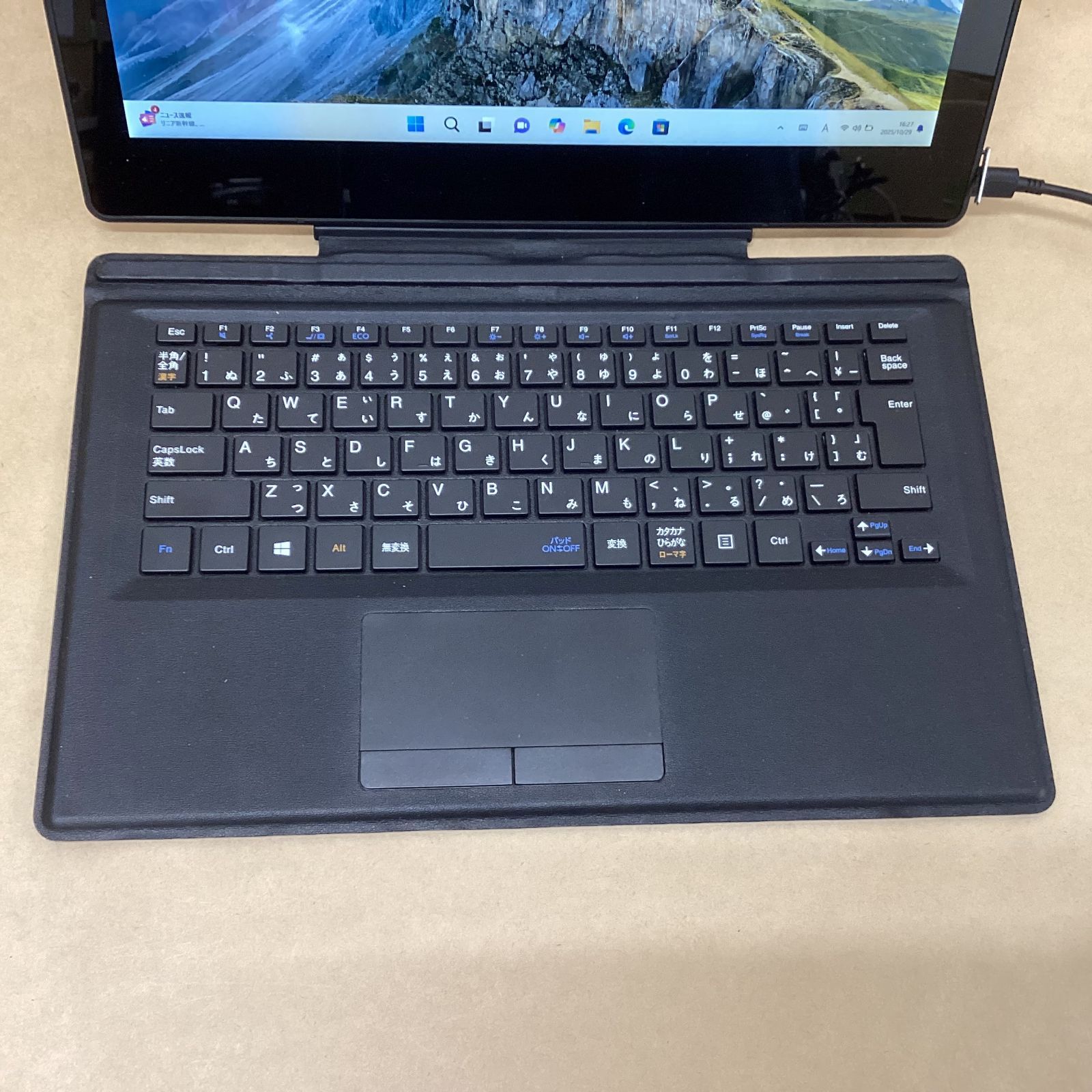 NEC タブレット VKT12S-3 CI5 7Y54 -1.2GHZ 8GB 128GB 12.5インチ WIN11P 無線 BLUETOOTH カメラ スタイラス KB付カバー クレードル バッテリー不良有り