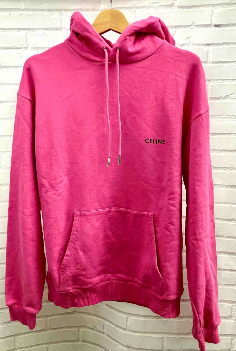 CELINE セリーヌ パーカー Sサイズ ピンク イタリア製 NOITHATQUANGTHANH_NET