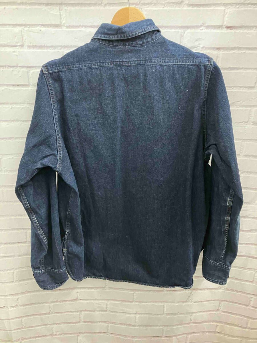 NIGEL CABOURN ナイジェルケーボン P.O.H. NAVAL SHIRT プルオーバー 長袖シャツ 8020010006 サイズ44 デニム ネイビー