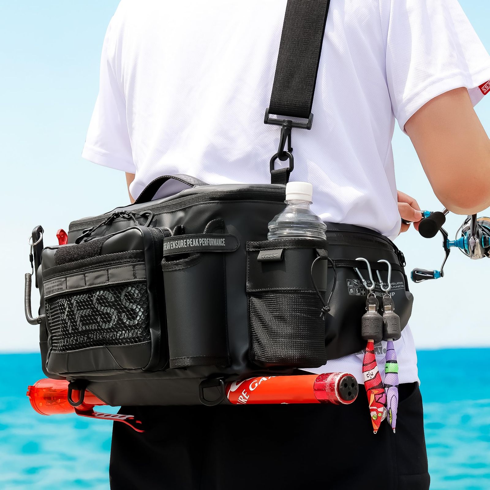 ドレス DRESS エギング バッグ 釣り エギ 防水 ランガン タックルバッグ ショルダーバッグ リュック アオリイカ 2.5号 3号 3.5号