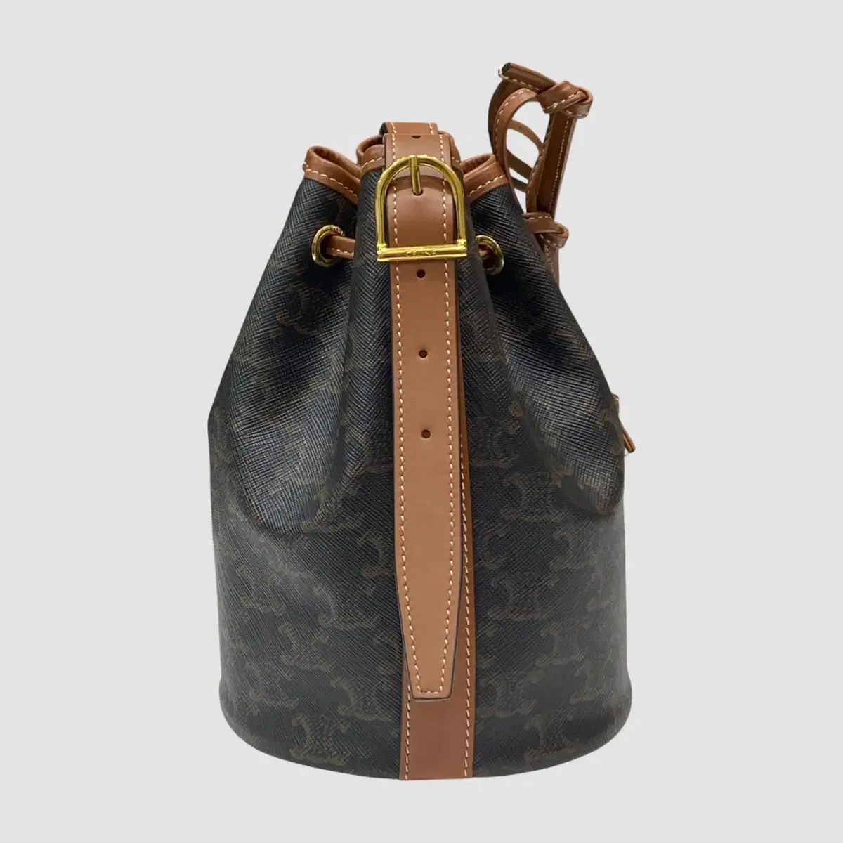 セリーヌ トリオンフ キャンバス ドローストリング スモール クロスバック 191142BZJ