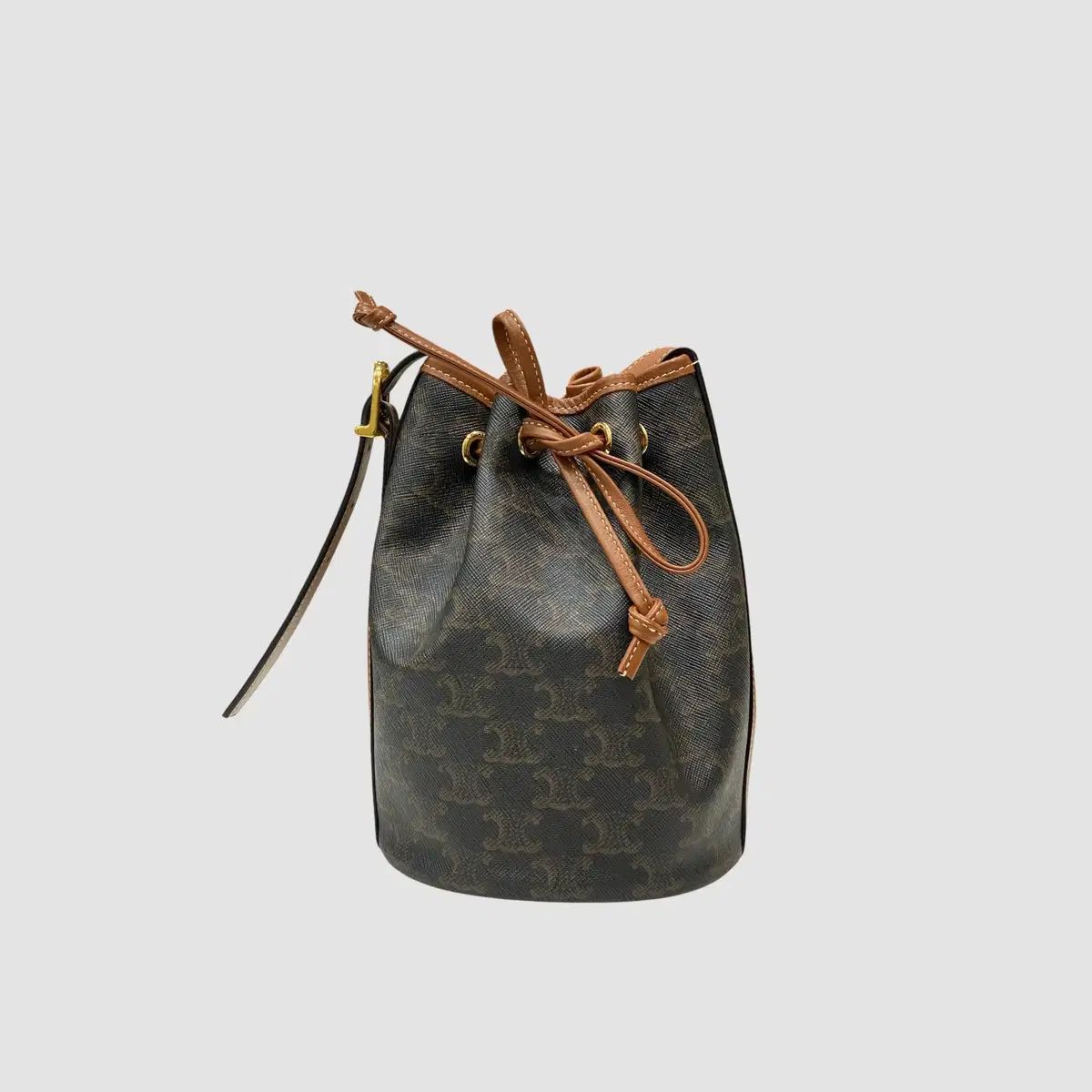 セリーヌ トリオンフ キャンバス ドローストリング スモール クロスバック 191142BZJ