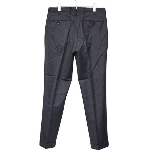 INCOTEX インコテックス ウールサキソニーソリッド1プリーツテーパードパンツ スラックスパンツ 1 T 0031 1645 A 810