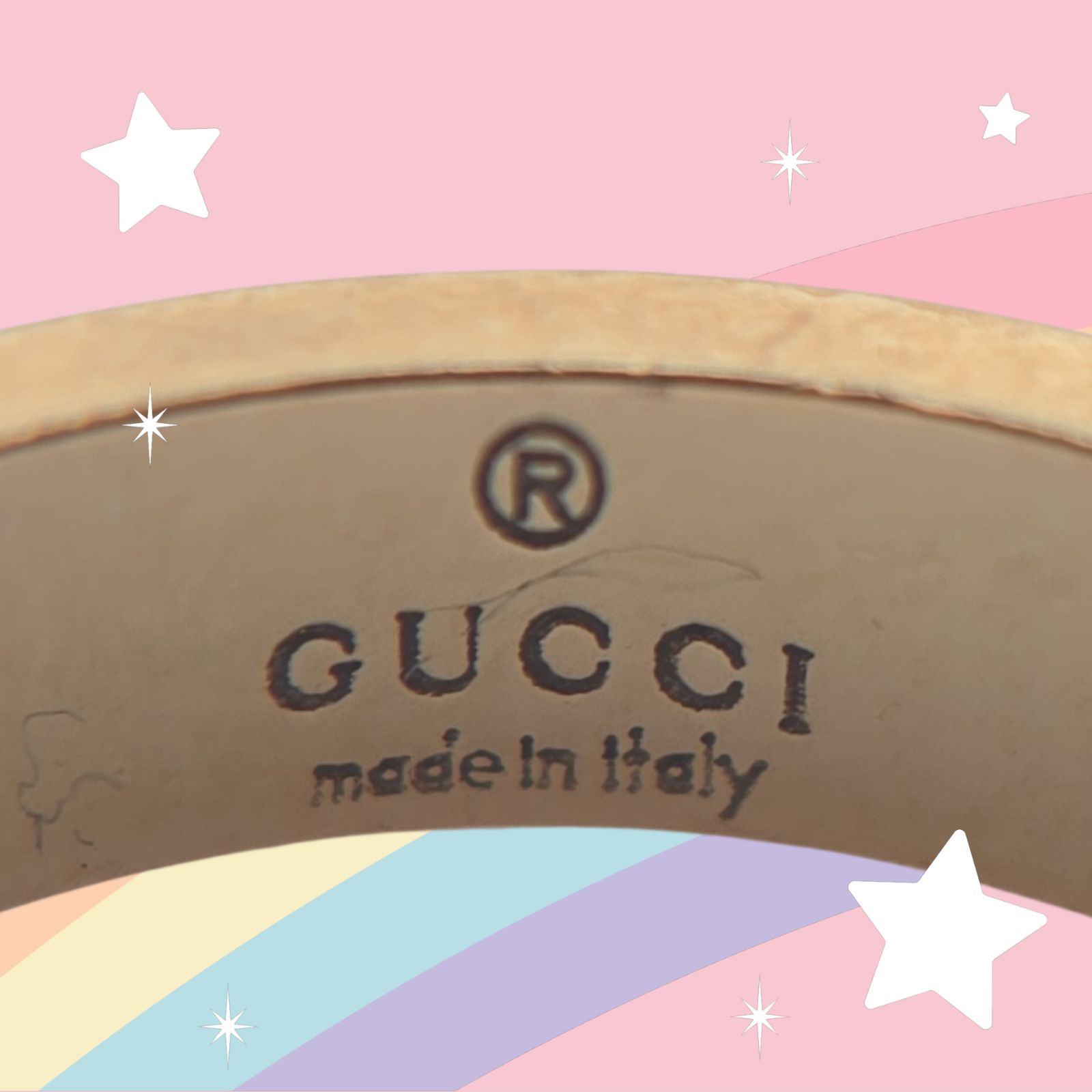 値下げ】K18金gucci10号リング 750刻印3.72g中古品 - メルカリ