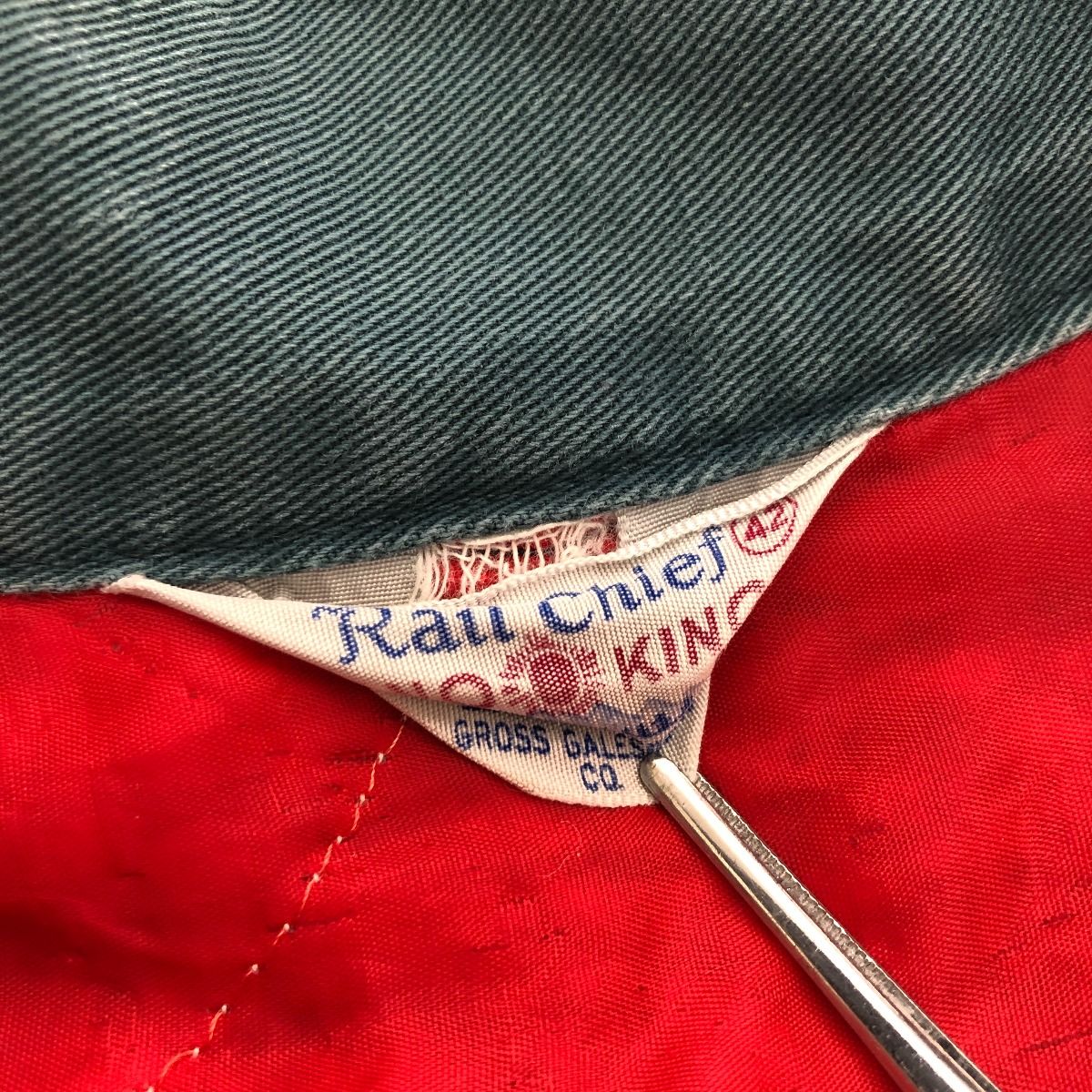  50 60 s SNO KING パンツ オールインワン 42 フロントCONMARジッパー ポケット菱形TALON 古着 グリーン オーバーオール つなぎ パンツ