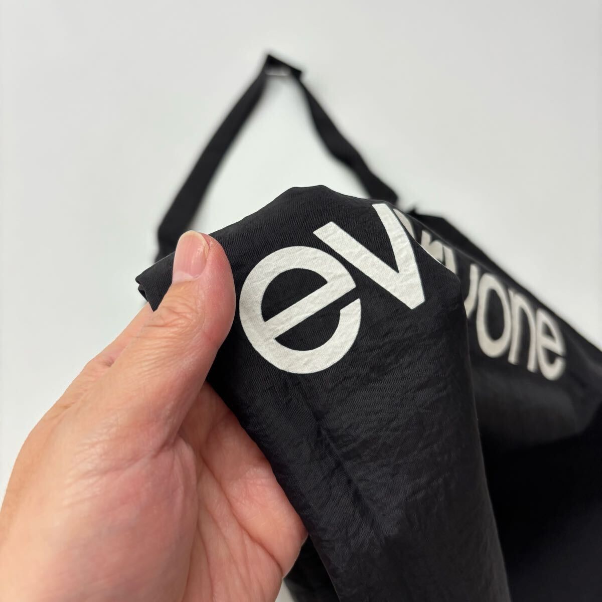 25aw 2025 新品 everyone エブリワン nylon big shoulder bag BLACK 