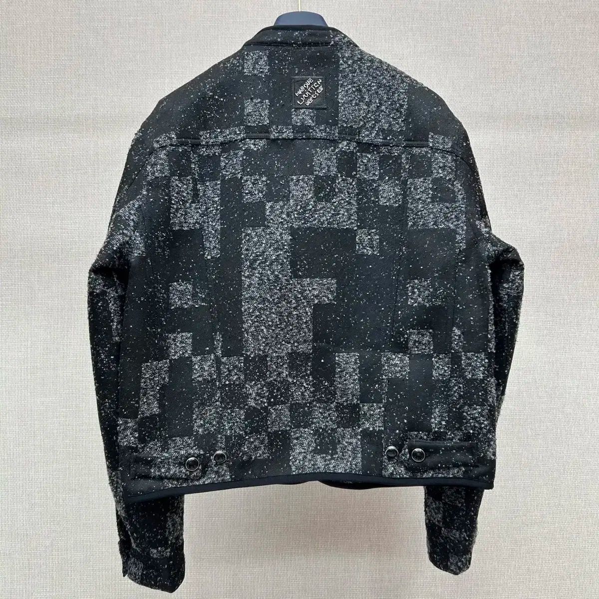 Louis Vuitton ユニセックス カジュアル ロゴ ブラック ジャケット コート