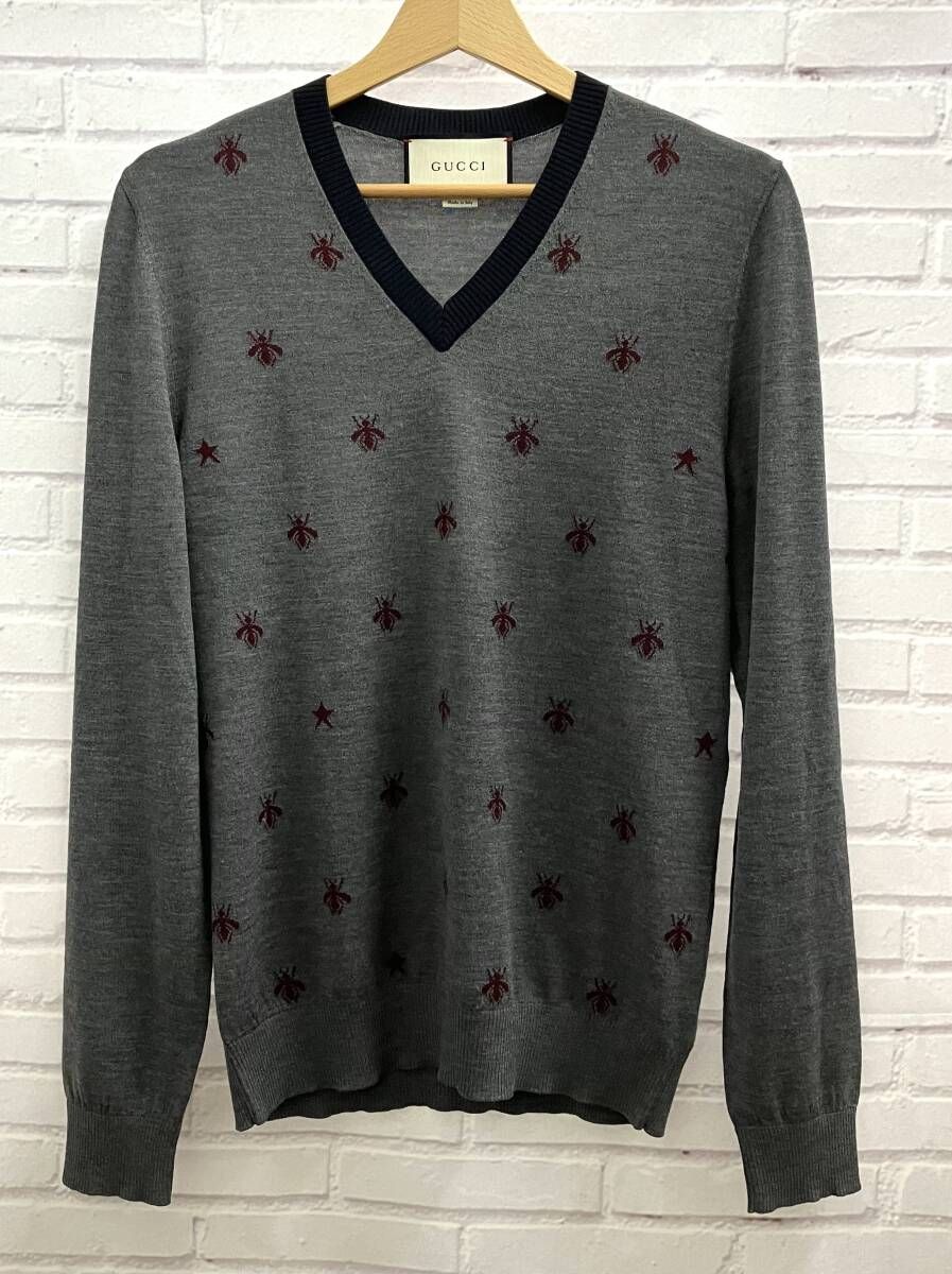 GUCCI グッチ セーター グレー Sサイズ
