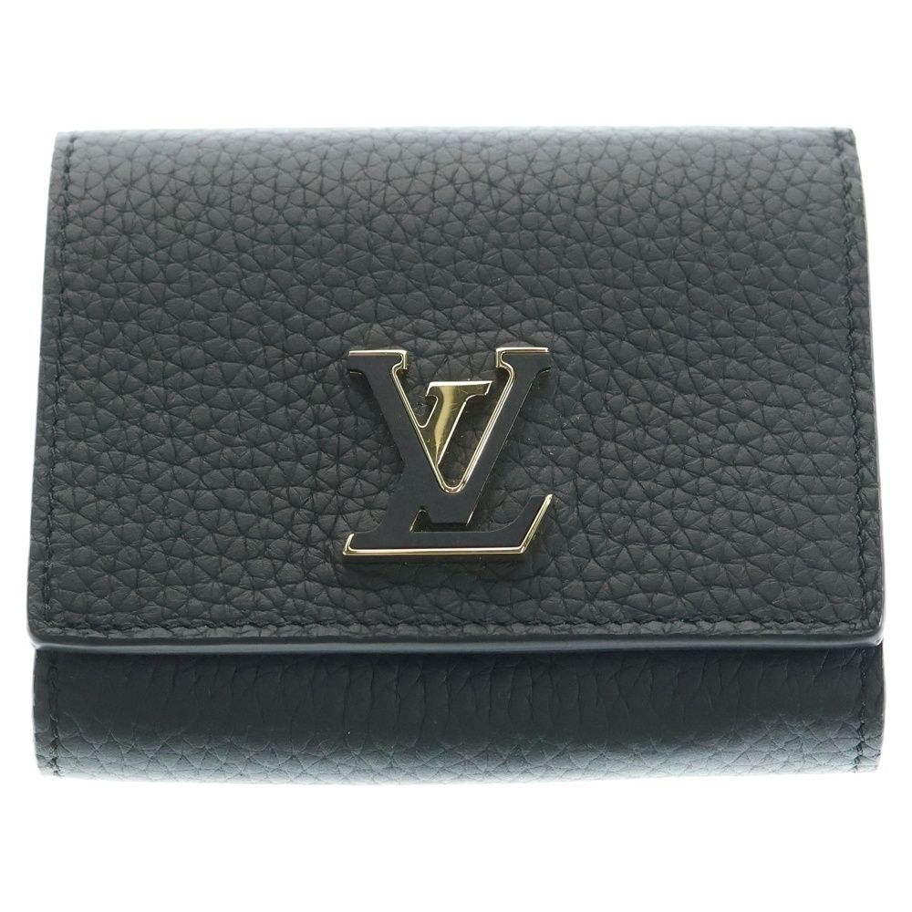 Louis Vuitton ポルトフォイユ・カプシーヌ ノワール 現行 ブラック LOUIS VUITTON (ルイヴィトン) ポルトフォイユ カプシーヌ ノワール LV