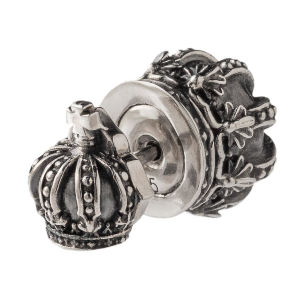 クラウンキャッチスタッドピアス アルテミスキングス シルバー ジュエリーブランド