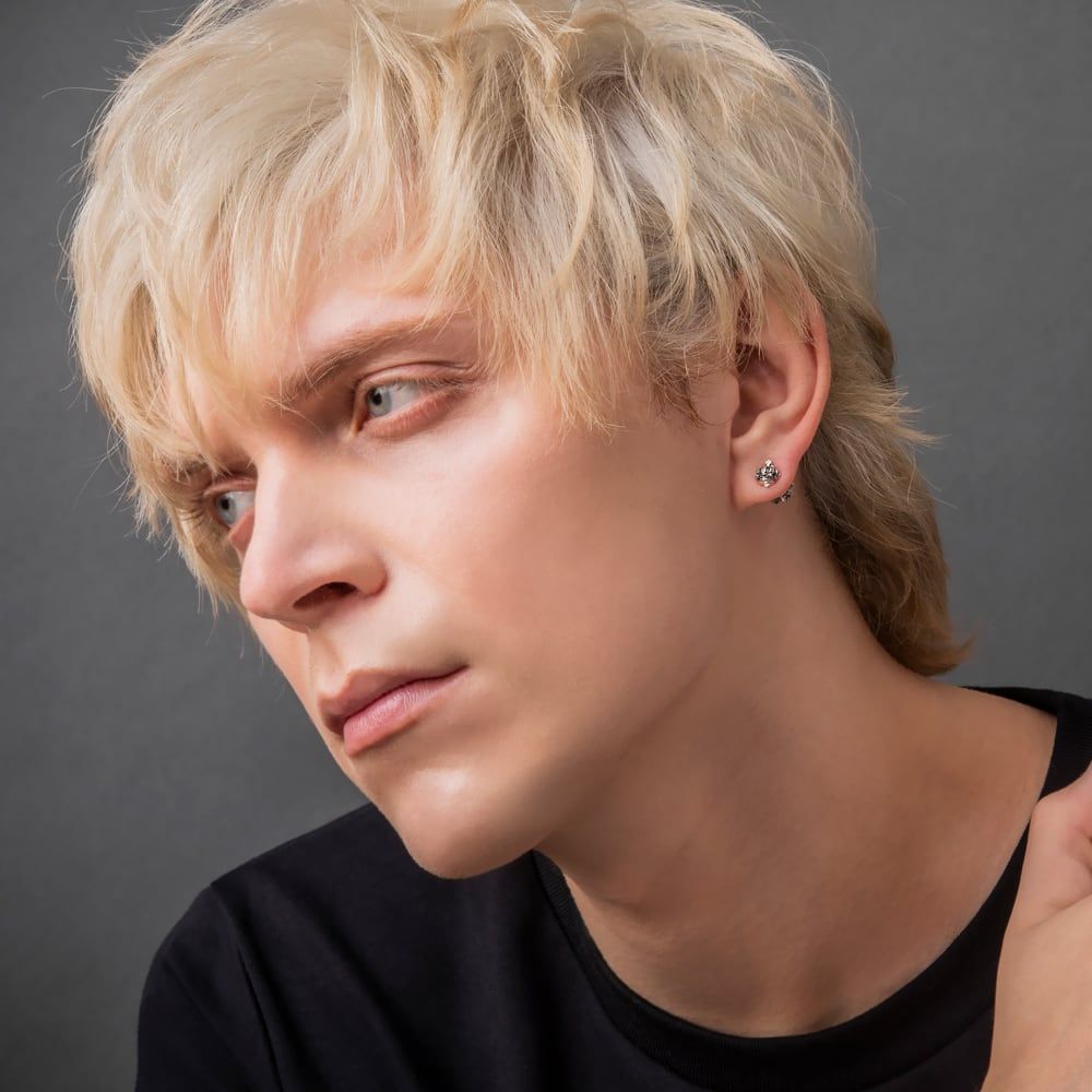 クラウンキャッチスタッドピアス アルテミスキングス シルバー ジュエリーブランド NEXPOTALLINN_EU