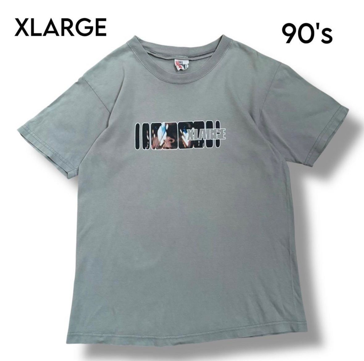 XLARGE 90 s グラフィック - ロゴプリントTee M