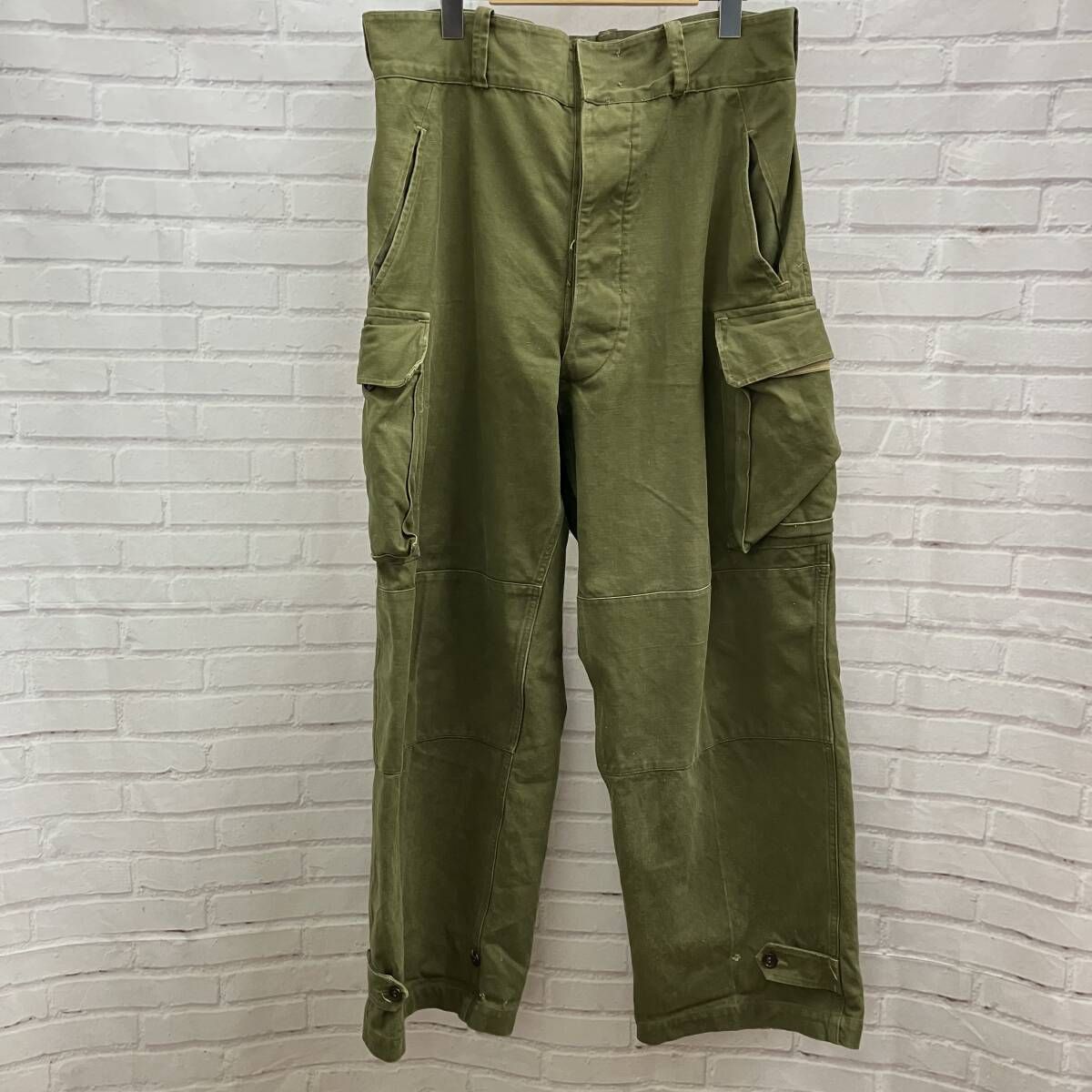 french army フレンチアーミー カーゴパンツ 50s M-47 前期 カーキ