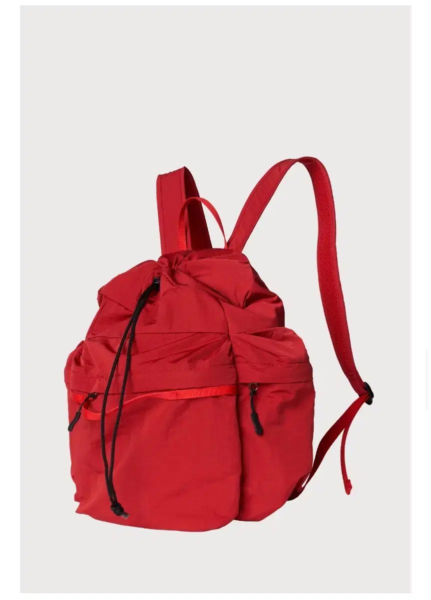 ソンスタジオ Part 6 シャーリング バックパック レッド